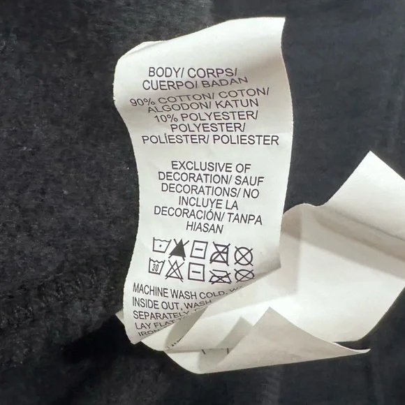 Lucky Brand Easy Come Easy Go California Dreamin Black Crewneck Sweatshirt - Picture 8 of 9